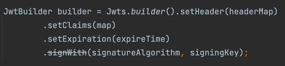Deprecated Method